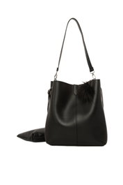 Zoozie Bags Bandolera Midi con Flecos en Negro
